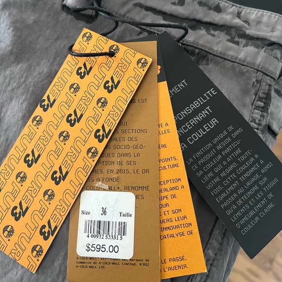 Timberland x A Cold Wall Cargo Shorts - Size 36 - Picture 5 of 8